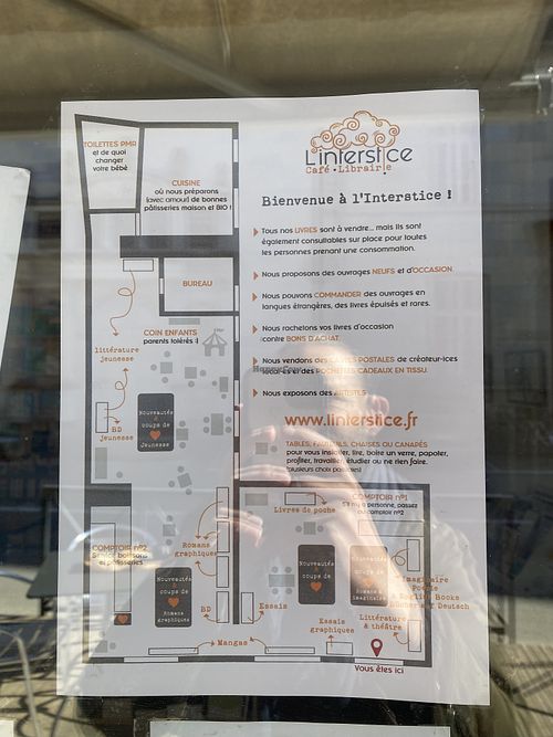 Plan du magasin  at L'Interstice in Besancon