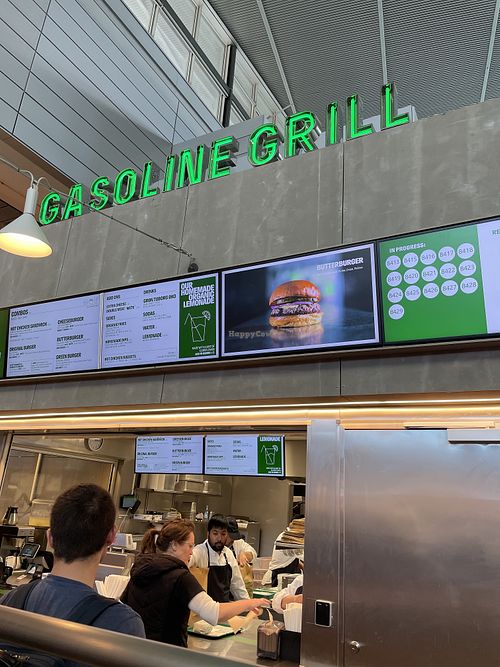 The place at the kastrup airport   at Gasoline Grill in Copenhagen