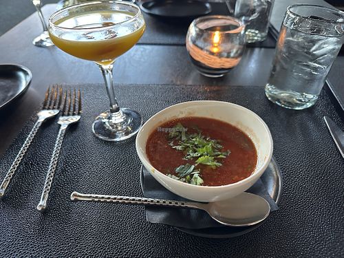 Gazpacho  at Mariposa Latin Inspired Grill in Sedona