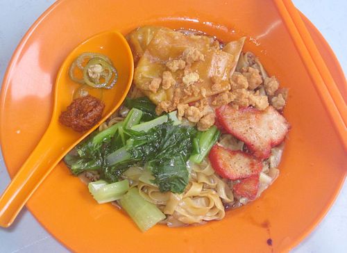 Wan Tan Mee 云吞面 at Friend of Vegetarian - Food Stall Heng Leong in Penang
