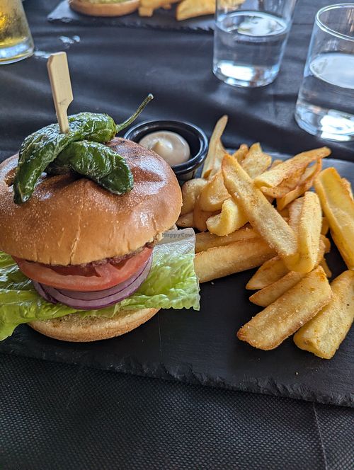 Vegan Burger at La Barbacoa  in Alicante