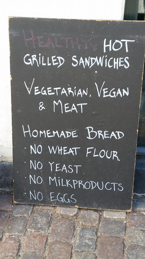 The sign that called us in. at Big Apple in Copenhagen