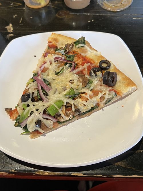 Sorry for only one pic as it was so good we forgot to take a pic until the end!   at Palio's Pizza Cafe in Azle