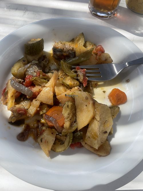   at Taverna Keftedakia in Mykonos