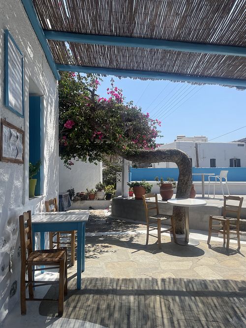   at Taverna Keftedakia in Mykonos