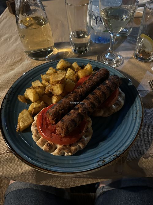 Vegan Kebab (not on the menu)  at Sea Rock Ws in Kefalonia