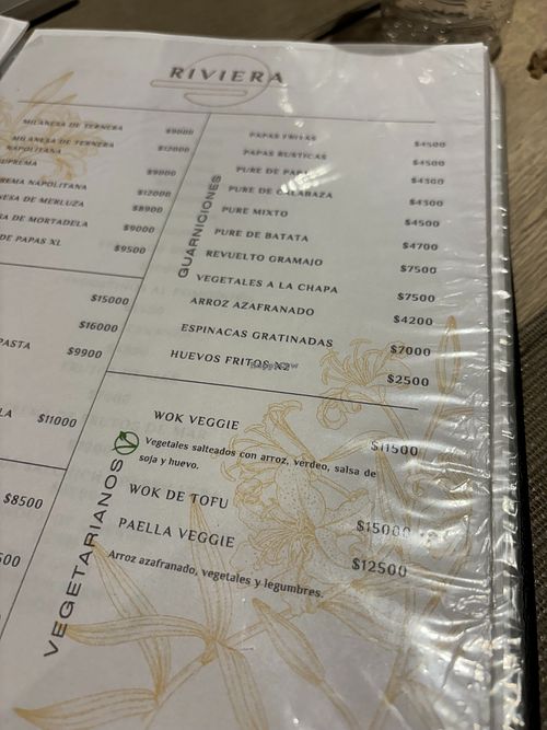 Veg Section at Riviera Parador in Puerto Madryn