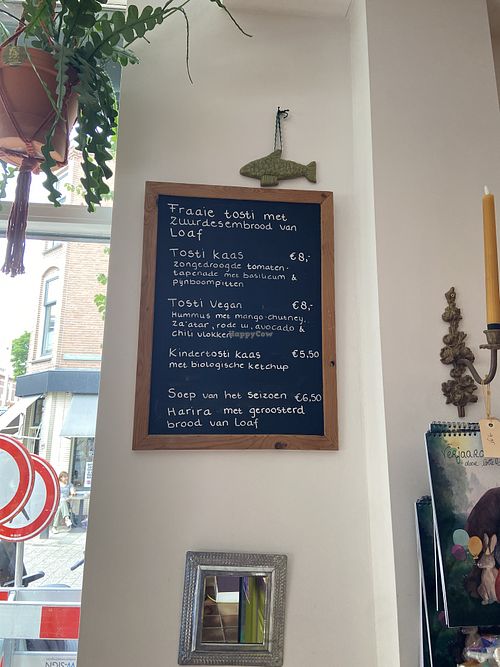 Food menu July 2025 at Fraai in Utrecht