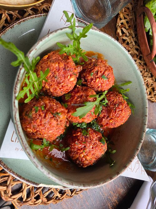 Falafel at La Pergola in Marrakech