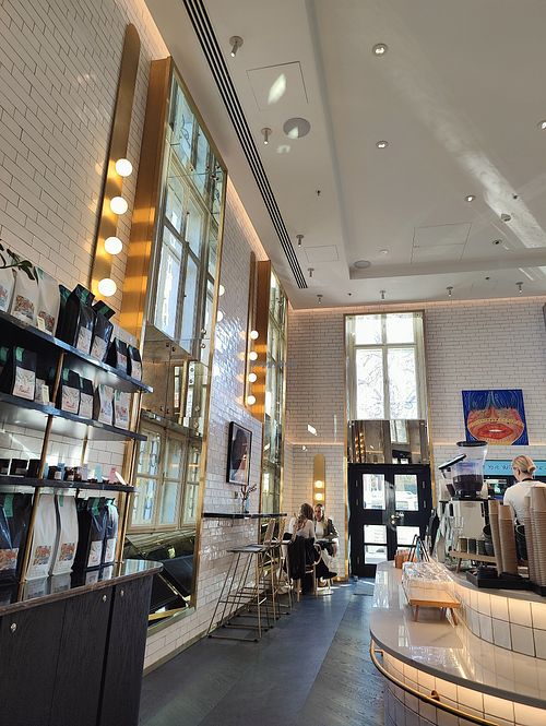 Interior at Elias Coffee Shop in Vienna