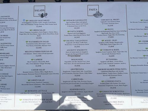   at Vanilia in Santorini