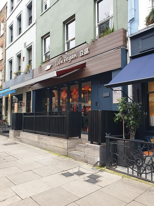 Outside at Tofu Vegan - Charlotte in London