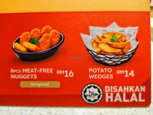 nuggets and potato wedges at KUL - KyoChon 1991 - T1 in Sepang