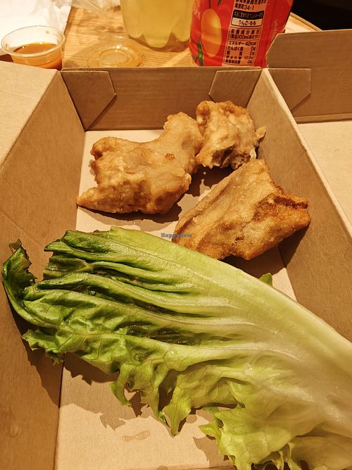 Fried kurumafu at MERCY Vegan Factory - Kyoto Station in Kyoto