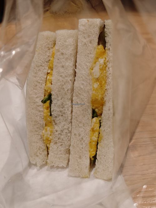 Egg sandwiches at MERCY Vegan Factory - Kyoto Station in Kyoto