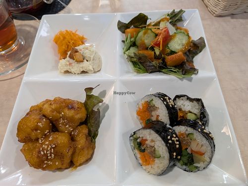 Lunch Plate at MERCY Vegan Factory - Kyoto Station in Kyoto