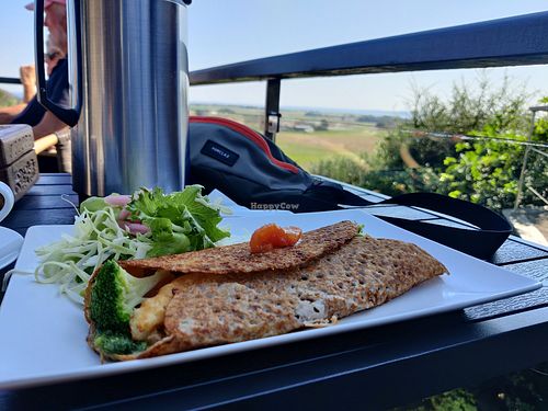 Vegan filling of the day at Café På Herrens Mark in Fur