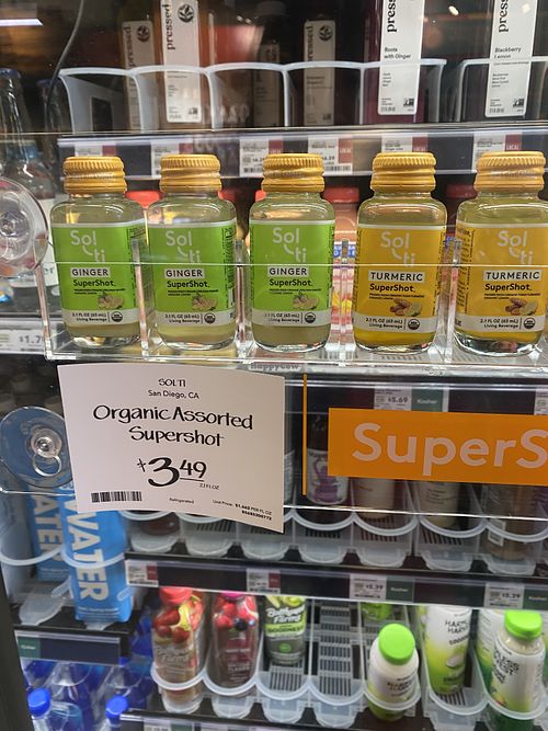 Ginger Shot Spotted (Kinda Spendy)  at Whole Foods Market in Fremont