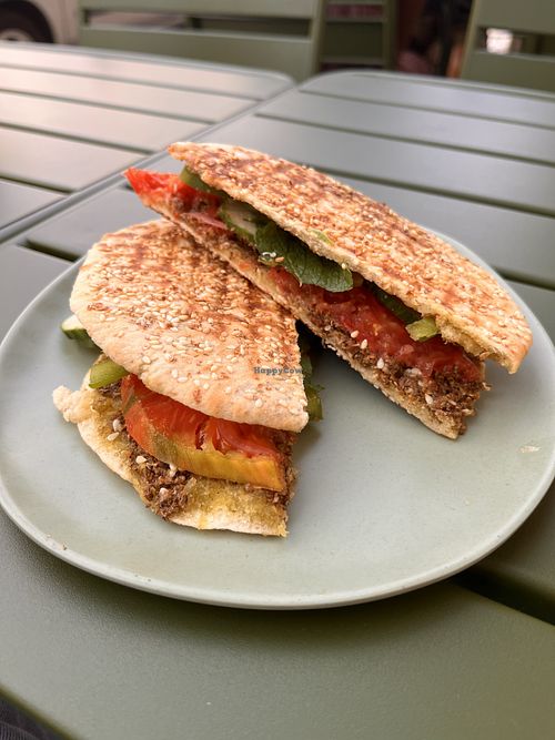 Sesame sandwich   at Taza Sandwiches in Lisbon