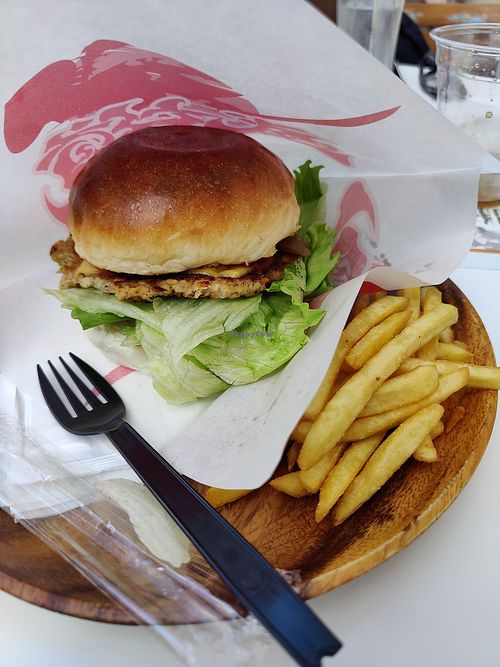 Veggie burger at Bushido Burger Osaka  in Osaka