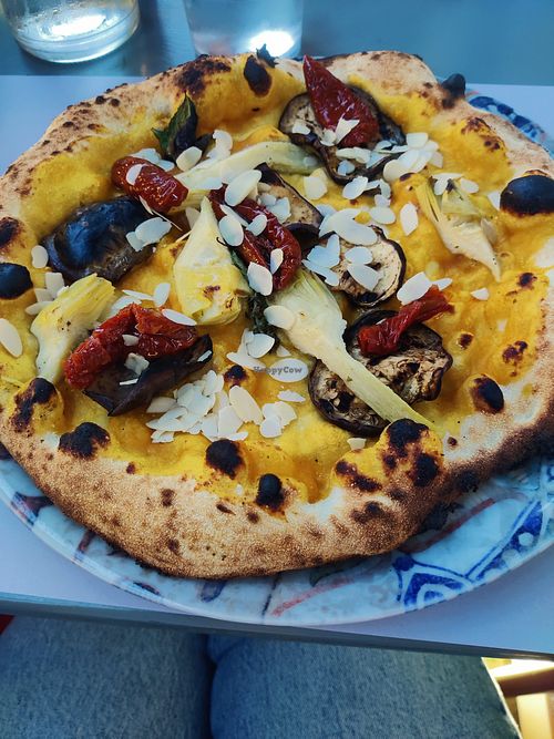 Pizza zucca veg at Dom Art in Brescia