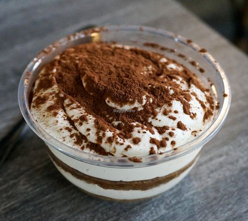 Tiramisu at Veganil in Paris