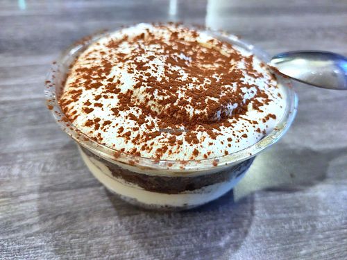 Tiramisu at Veganil in Paris