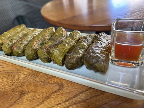 Grape leaves  at Veganil in Paris