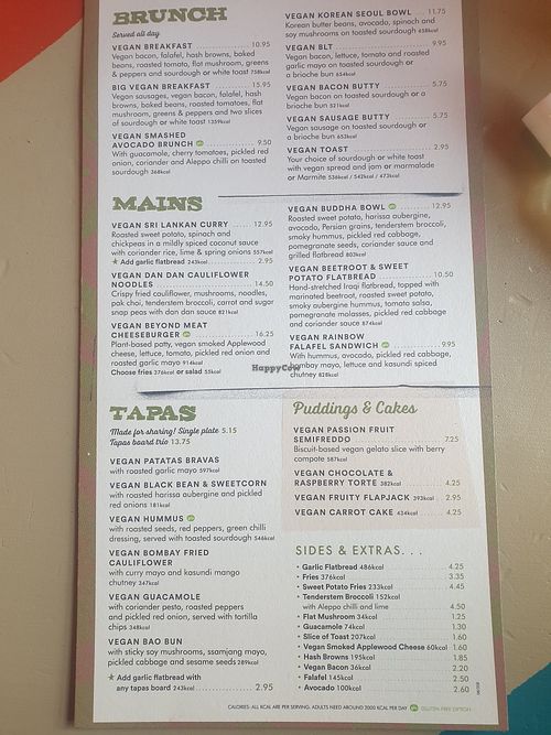 Menu at Consurio Lounge in Caerphilly