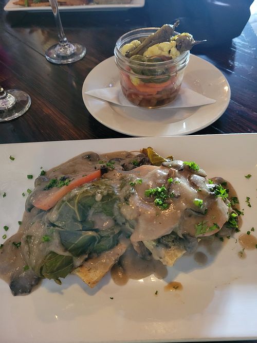 Biscuit and gravy #Veganuary at Postbellum in Richmond