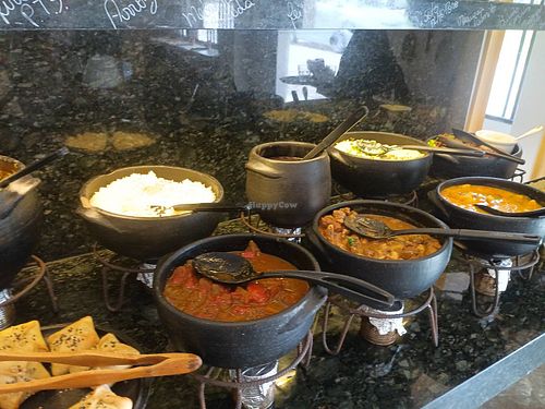Buffet at Pierre Vegetariano in Morretes