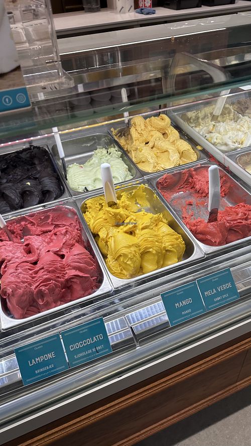 Some options   at Paradis Gelateria - Karl Johan in Oslo