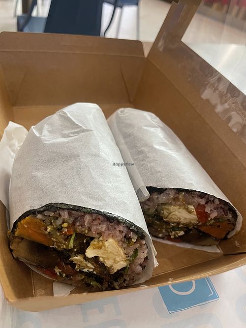 Vegan sushi burrito   at Poke & Co - The Galleria  in Abu Dhabi