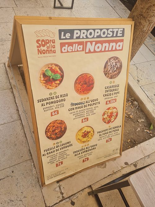 I tipi di paste che si possono fare at Sopra Alla Nonna - Pasta Fresca Take Away in Trani