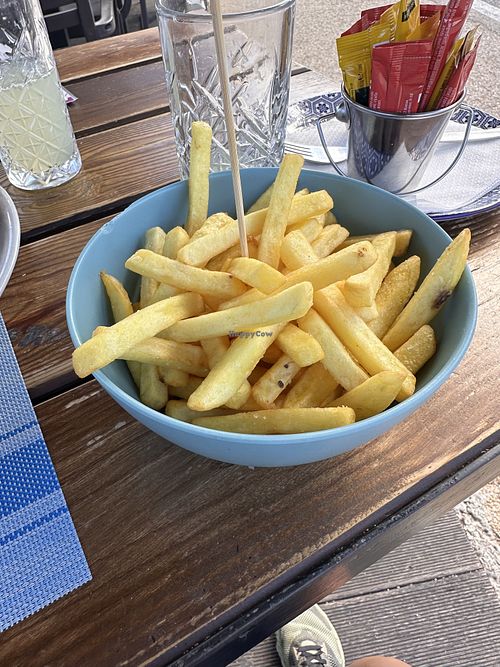 French fries   at La Conchiglia in Dorgali