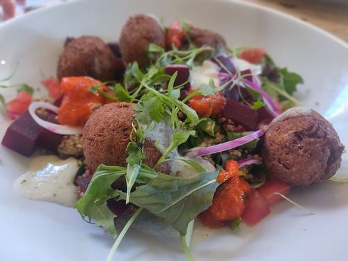 Kofta Salad at Mono in Glasgow