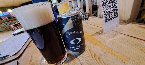 Alcohol free stout at Mono in Glasgow