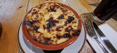 Mini mac and cheese at Mono in Glasgow