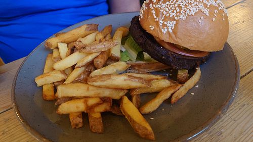Burger at Mono in Glasgow