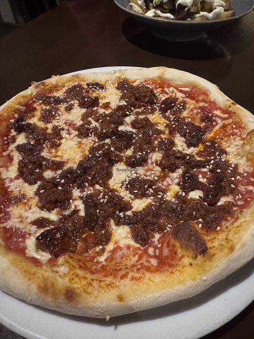 Sausage pizza   at Mono in Glasgow