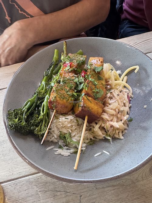 tofu skewers   at Mono in Glasgow