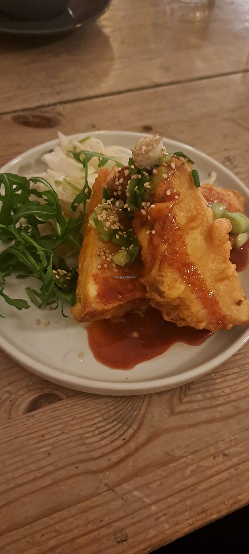 Char siu tofu (small plate) at Mono in Glasgow