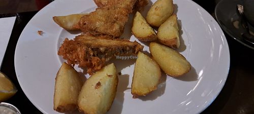 Tofish and chips at Mono in Glasgow