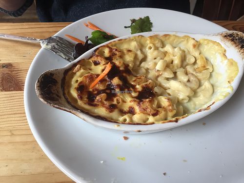 Vegan mac & cheese at Mono in Glasgow