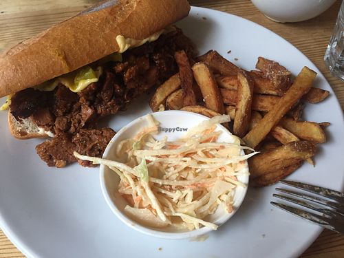 Cubanito with chips at Mono in Glasgow
