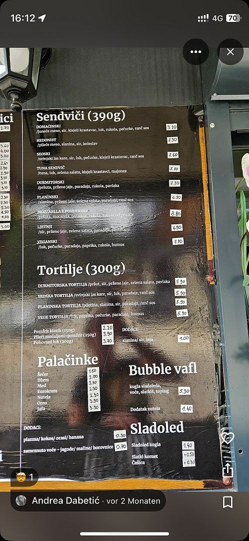   at Mountain Bite in Zabljak