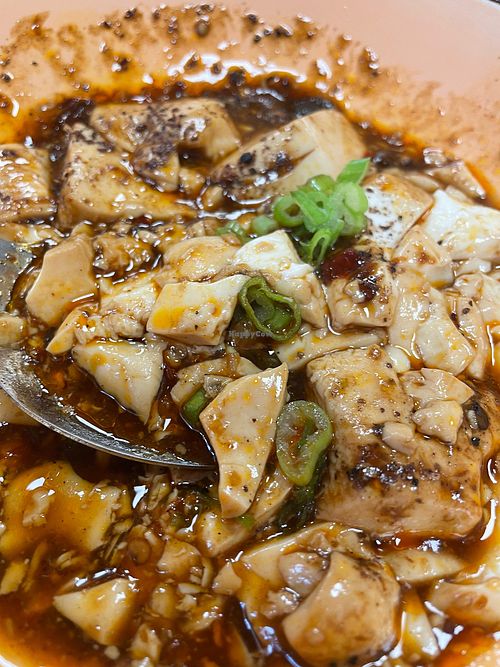 Tofu alla mapo at Loong Cucina Cinese in Piacenza