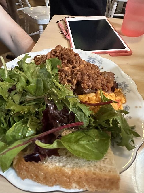 Compost plate  at The Red Fern in Rochester