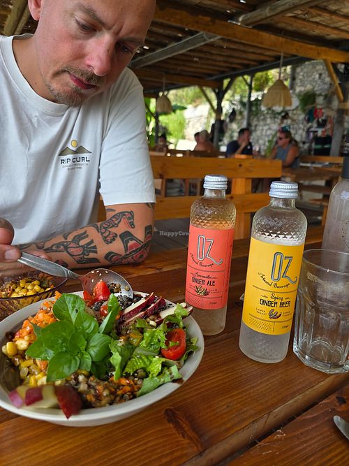 Quinoa salad at Avali Bar in Lefkada