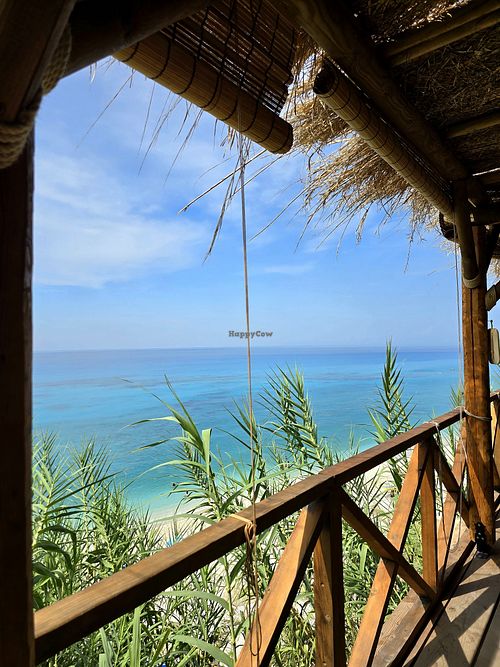 View at Avali Bar in Lefkada